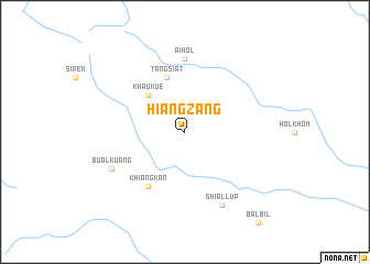 map of Hiangzang