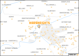 map of Hiara Heights