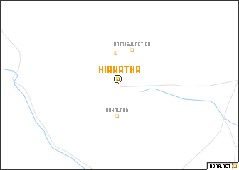 map of Hiawatha