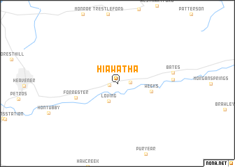 map of Hiawatha