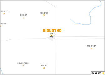 map of Hiawatha