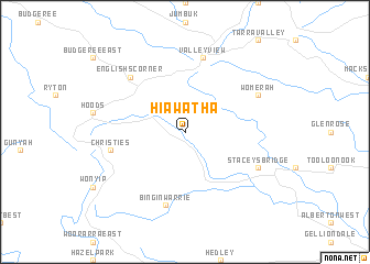 map of Hiawatha