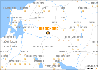 map of Hibácharo