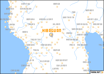 map of Hibaguan