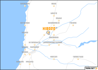 map of Hibara