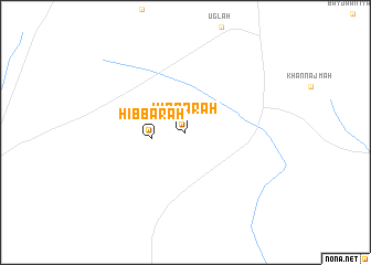 map of Ḩibbārah