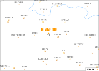map of Hibernia