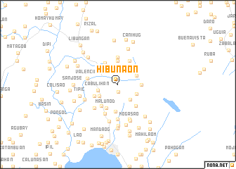 map of Hibunaon