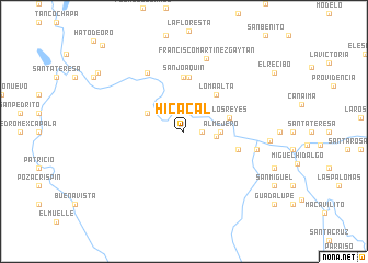 map of Hicacal