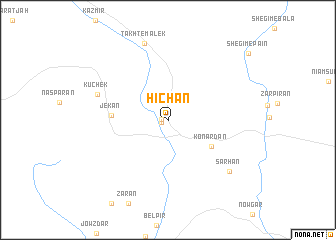 map of Hīchān