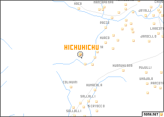 map of Hichuhichu
