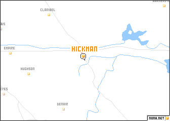 map of Hickman