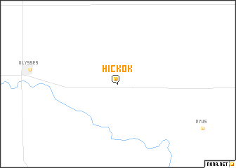 map of Hickok