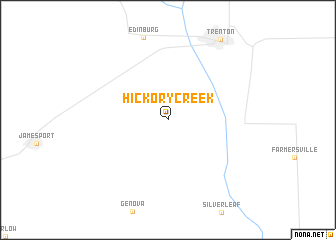 map of Hickory Creek