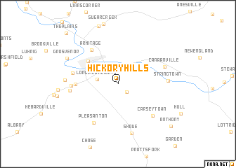 map of Hickory Hills