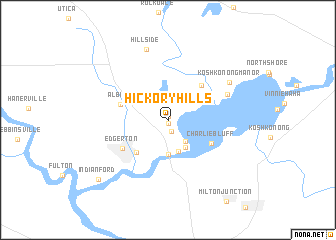 map of Hickory Hills