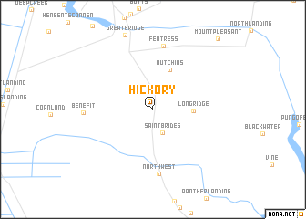 map of Hickory