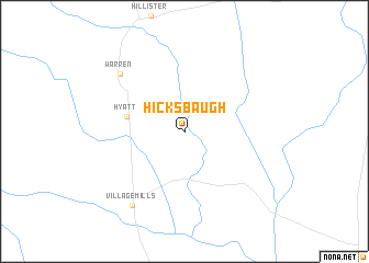 map of Hicksbaugh