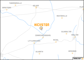 map of Hickston