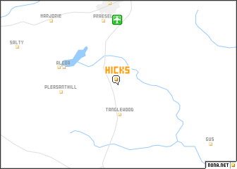 map of Hicks