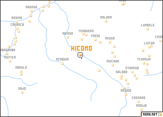 map of Hicomo