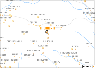 map of Ḩidābah