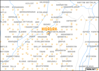 map of Ḩidādah