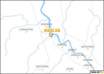 map of Hidalgo