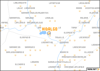 map of Hidalgo