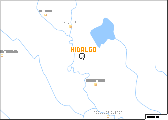 map of Hidalgo