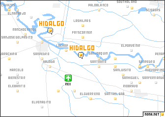 map of Hidalgo