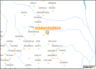 map of Hidawkodo Auk