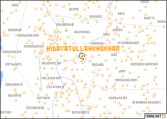 map of Hidāyatullah Khokhar