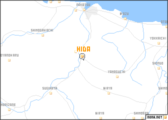 map of Hida