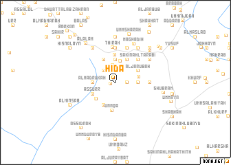 map of Ḩidāʼ