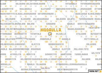 map of Hiddaulla