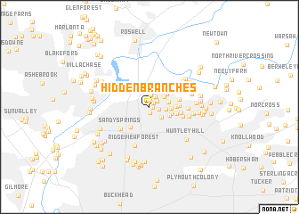 map of Hidden Branches