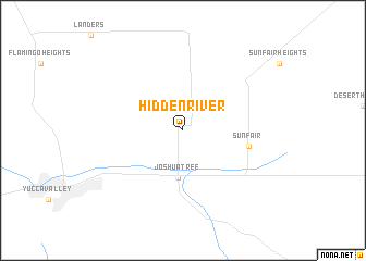 map of Hidden River