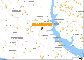 map of Hidden River