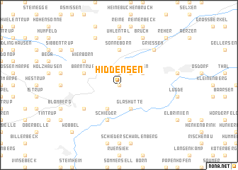 map of Hiddensen