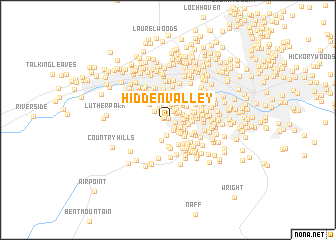 map of Hidden Valley