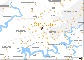 map of Hidden Valley