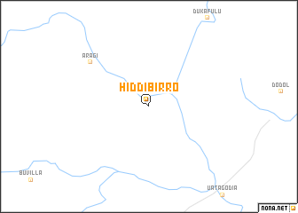 map of Hiddi Birro