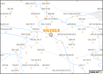 map of Hideaga