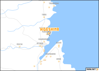 map of Hideshima