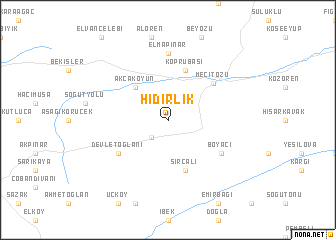 map of Hıdırlık