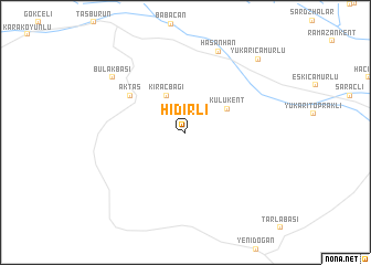 map of Hıdırlı