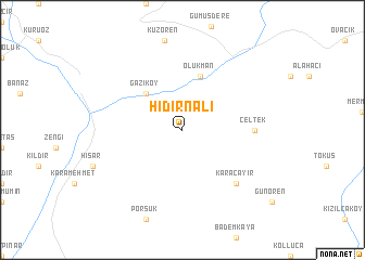 map of Hıdırnalı