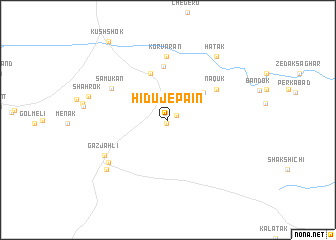 map of Hīdūj-e Pā\