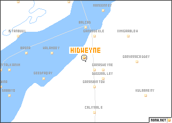 map of Hidweyne